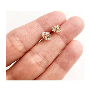 Herkimer Diamond Studs | Minimalist Earrings