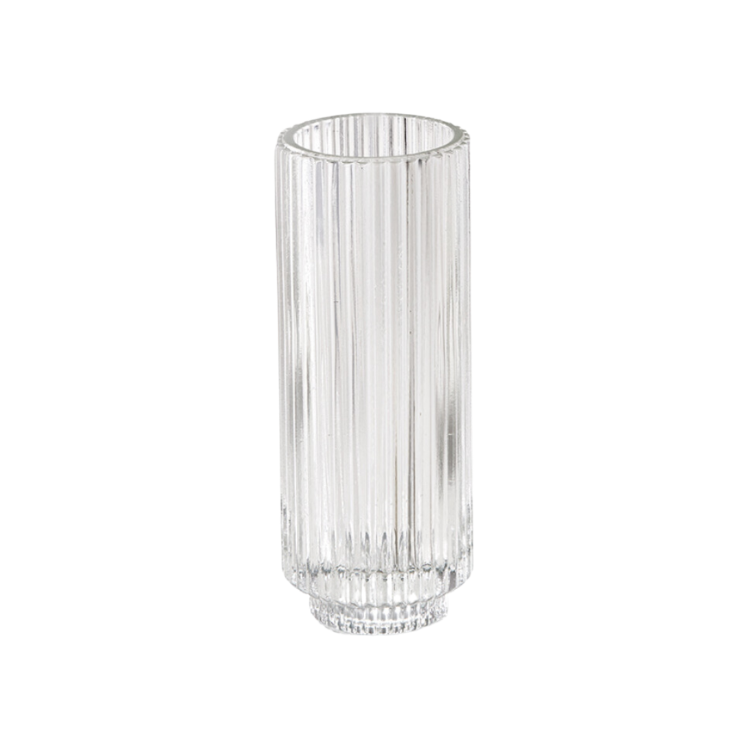 Clear Ribbed Votive