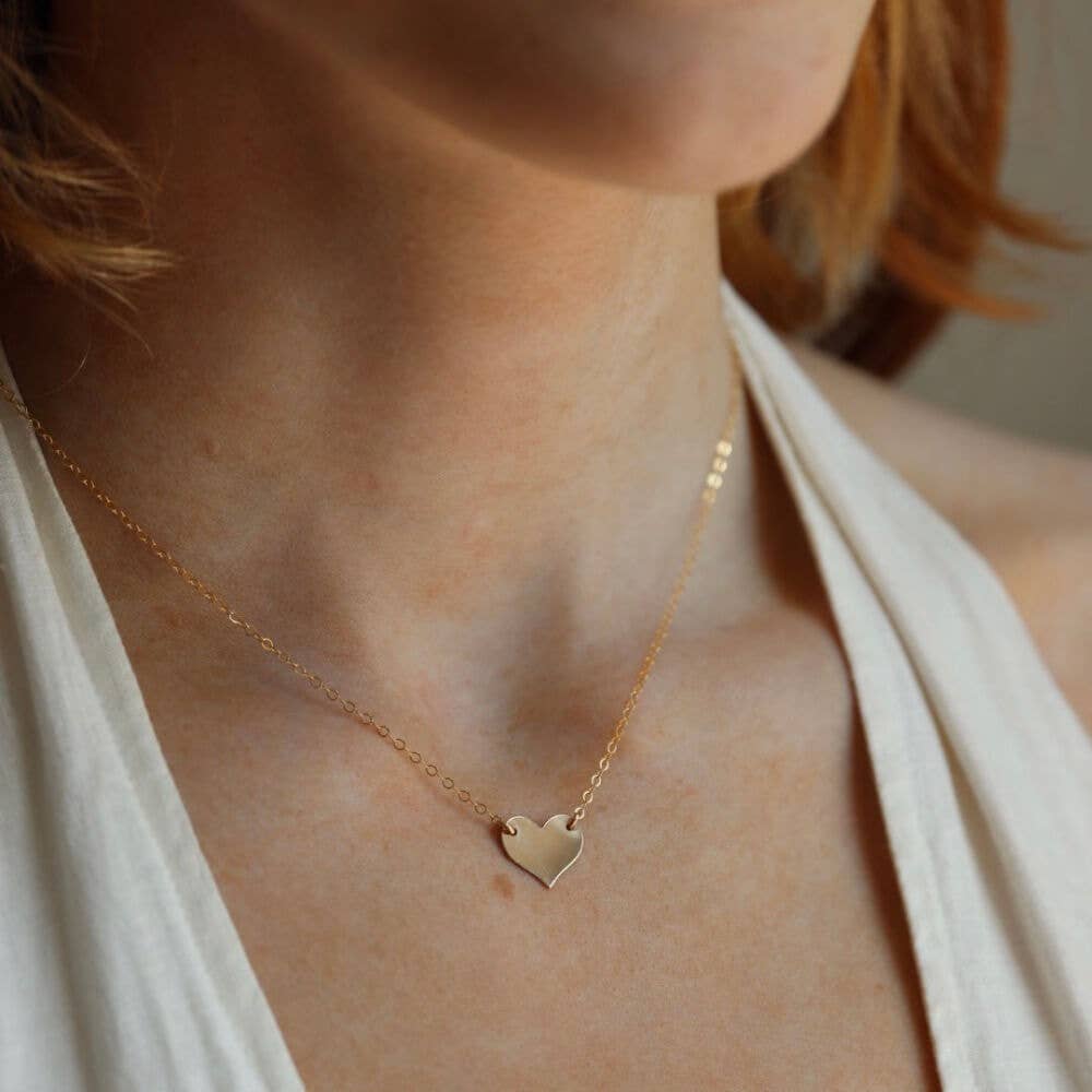 Sweetheart Necklace: 14k Gold FIll / 16"