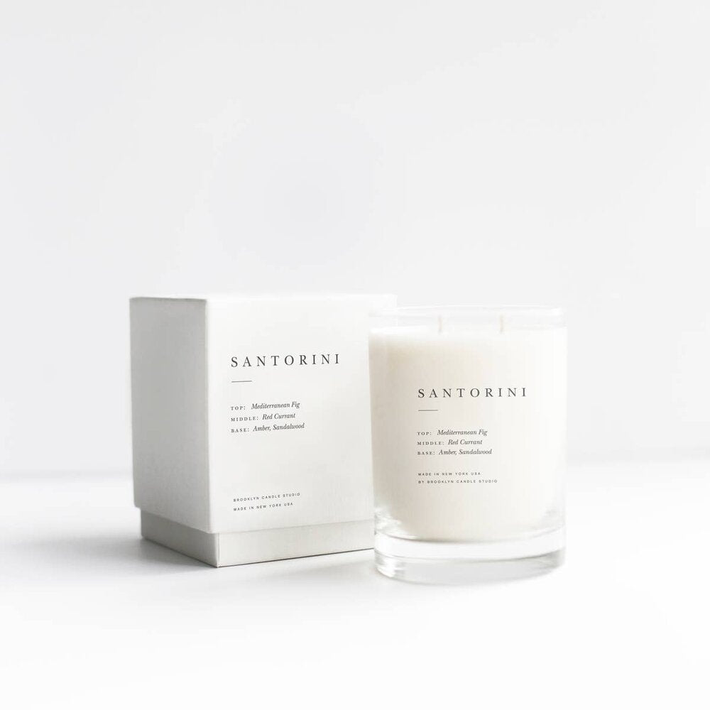 Santorini Escapist Candle by Brooklyn Candle Studio