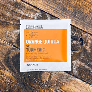 Orange Quinoa infused with Turmeric