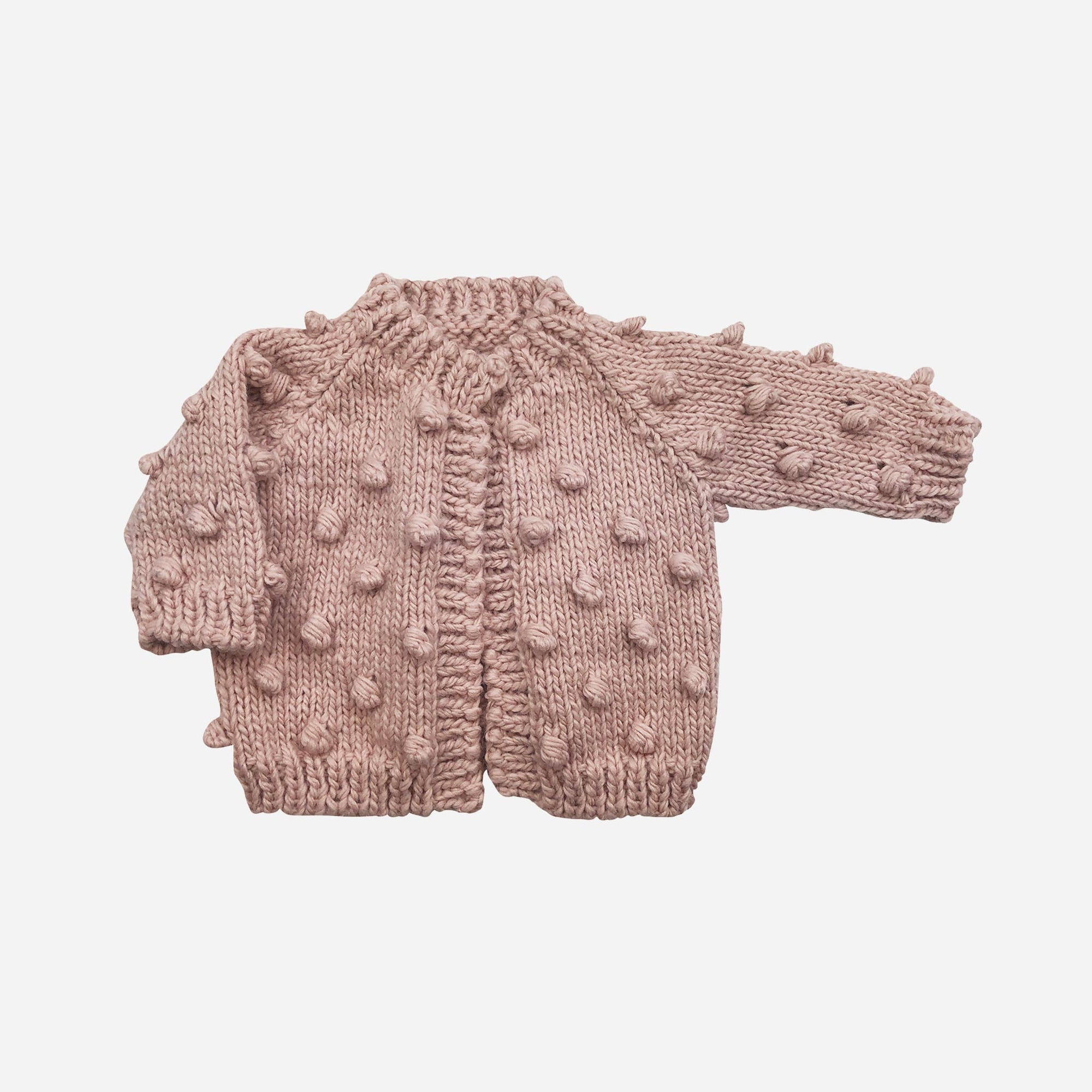 Popcorn Cardigan Blush