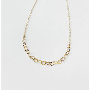 Chain of Hearts Necklace | Minimalist Necklace