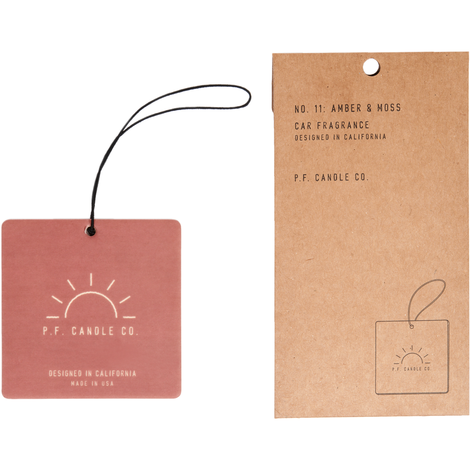 Amber & Moss Car Fragrance by P.F. Candle Co.