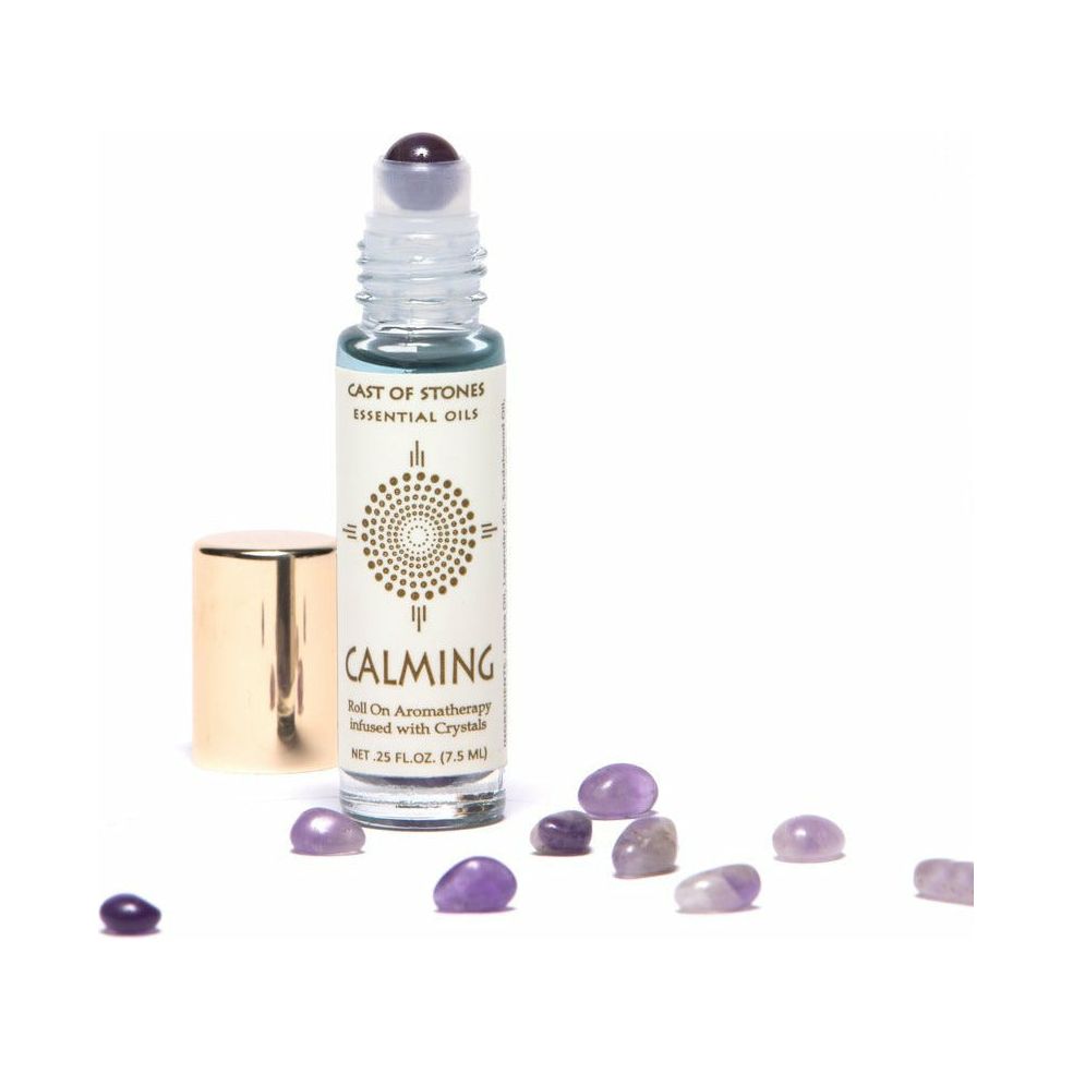 Calming - Essential Oil Roller infused w/Crystals