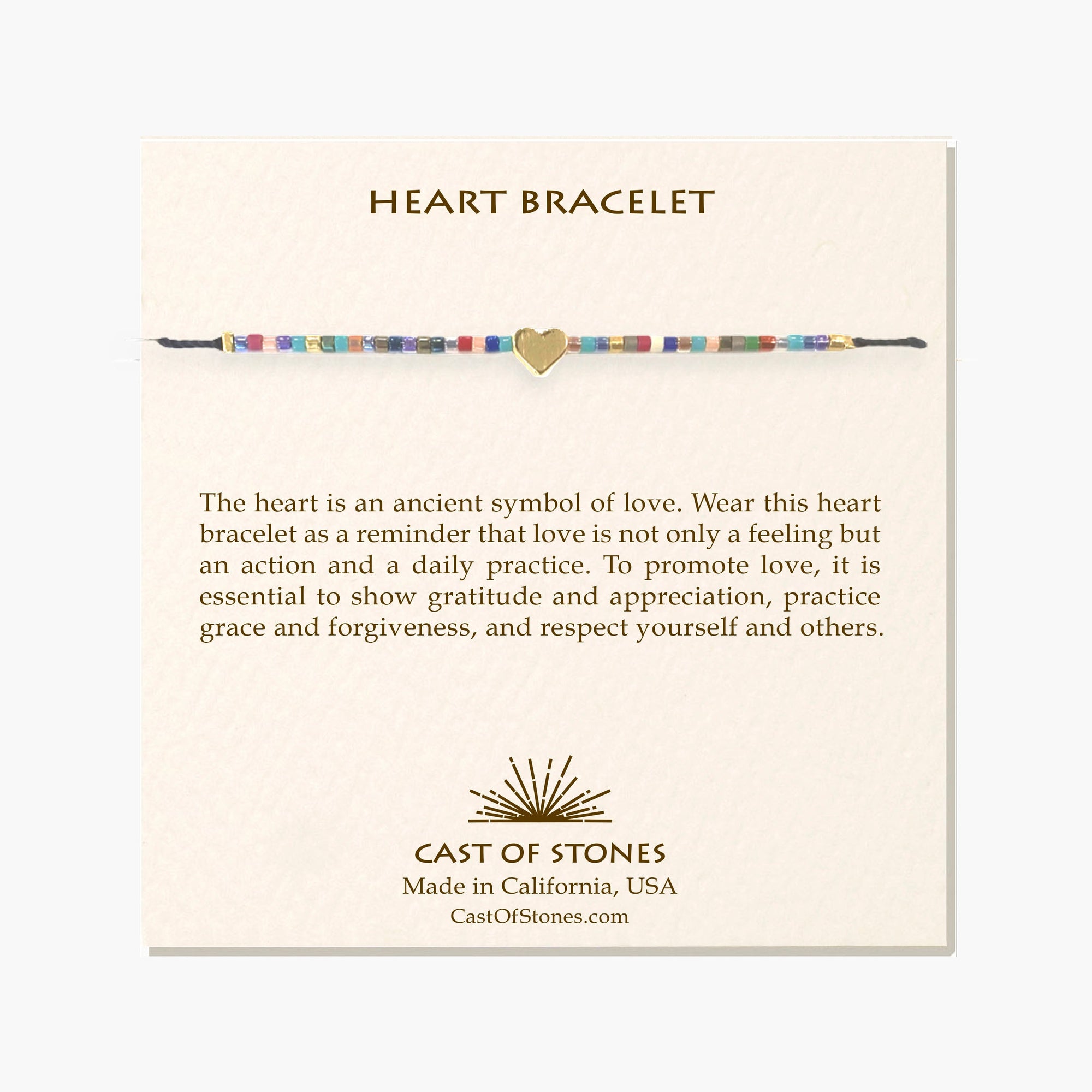 Heart Bracelet - Bright