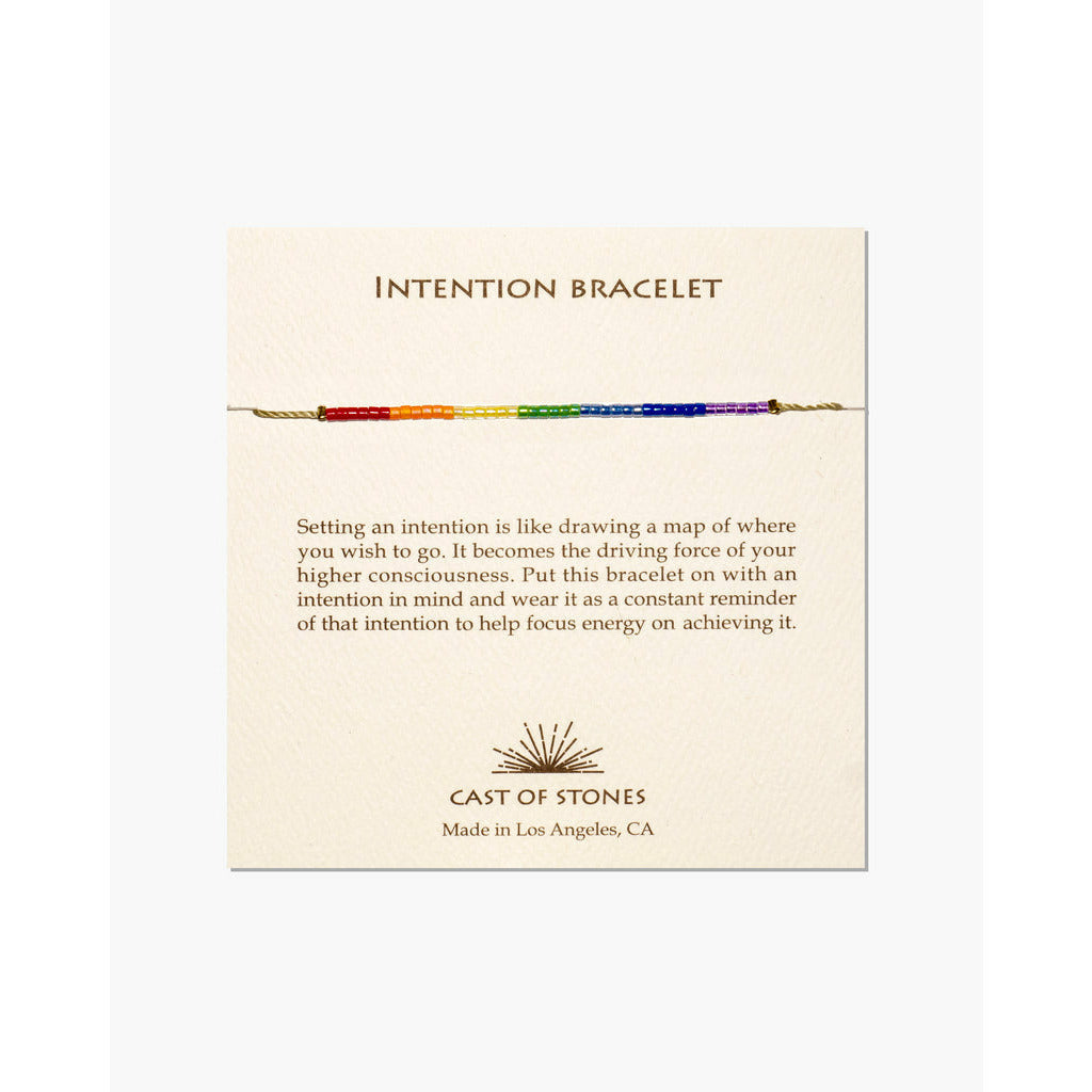 Intention Bracelet - Chakra Rainbow