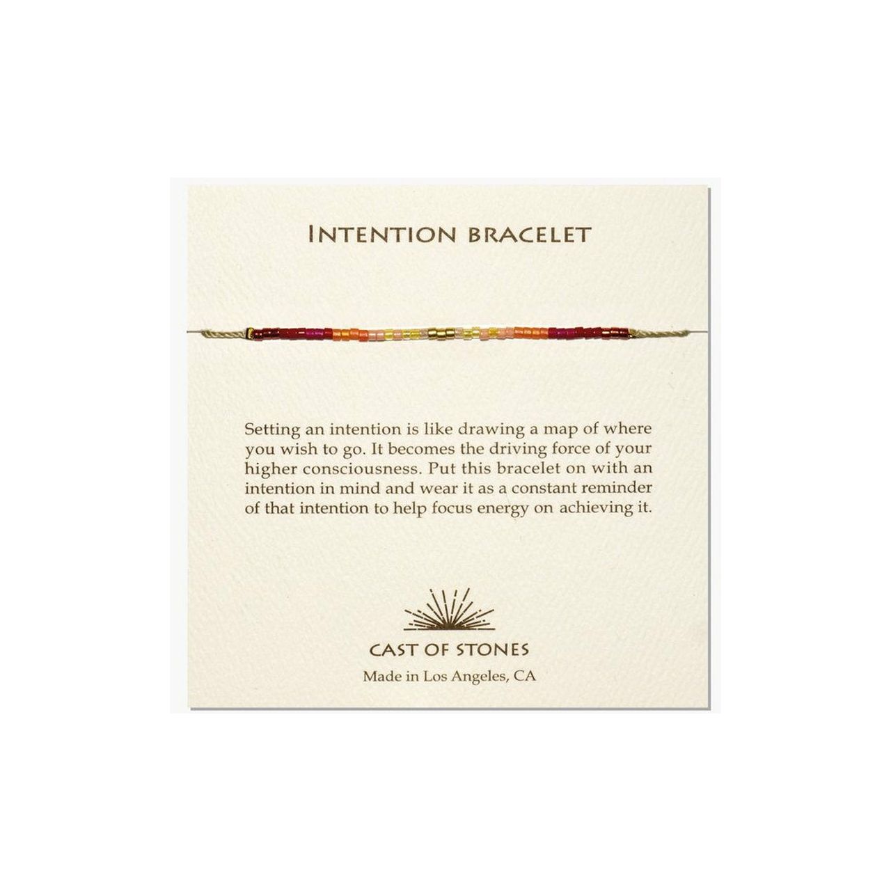 Intention Bracelet - Warm Ombre