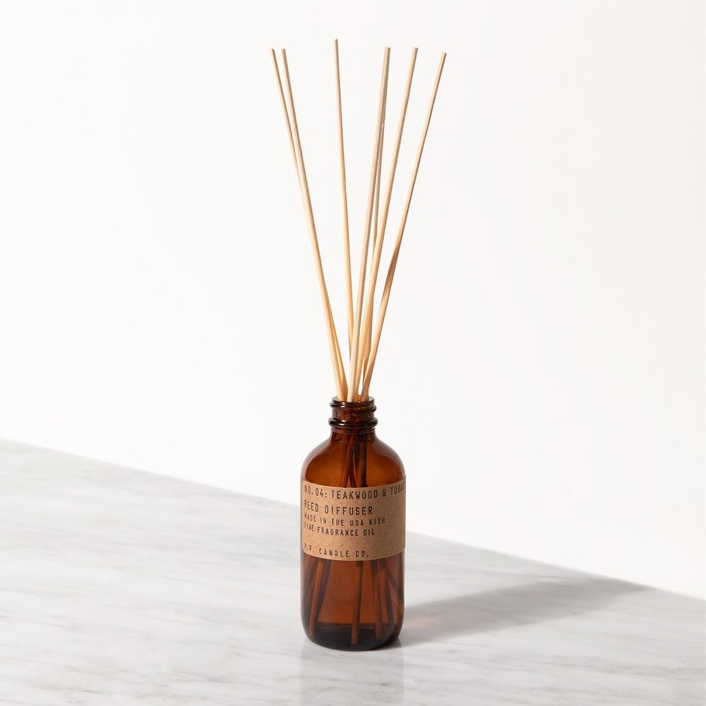 Teakwood & Tobacco Diffuser by P.F. Candle Co.