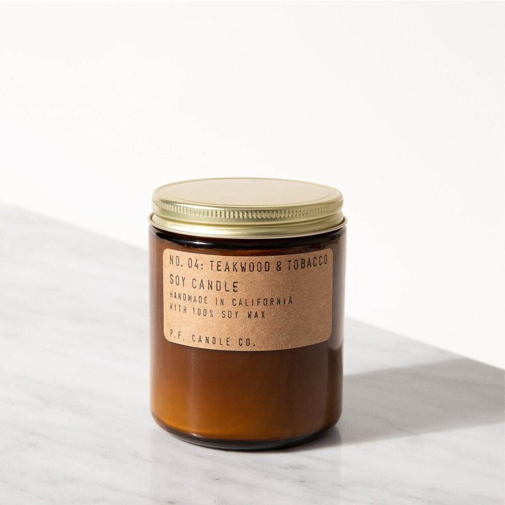 Teakwood & Tobacco Candle by P.F. Candle Co.