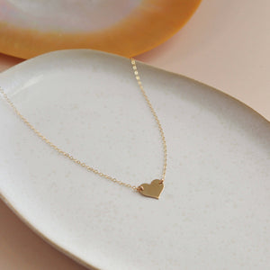 Sweetheart Necklace: 14k Gold FIll / 16"
