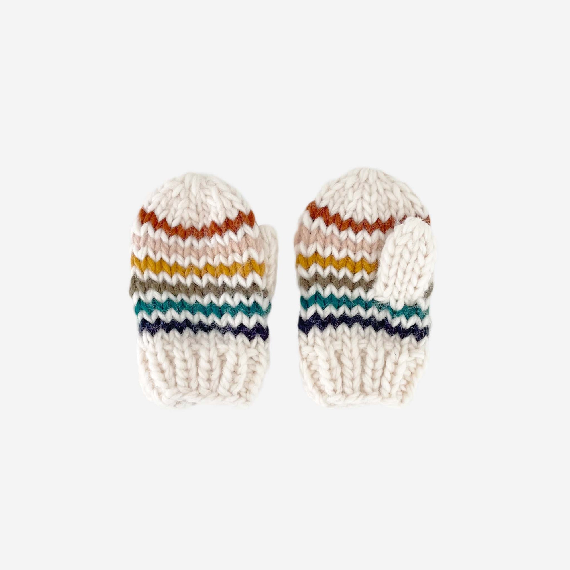Stripe Mittens, Retro