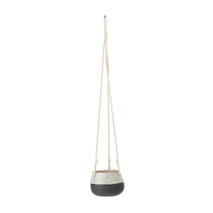Hanging Stoneware Planter - 2" pot
