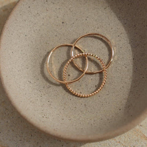 Tribeca Ring: 14k Gold Fill / 7