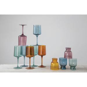6 oz. Drinking Glass, 4 Colors