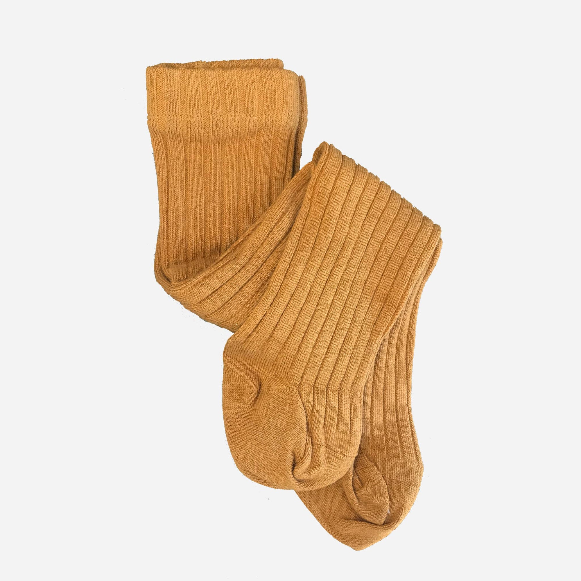 Cotton Tights, Mustard
