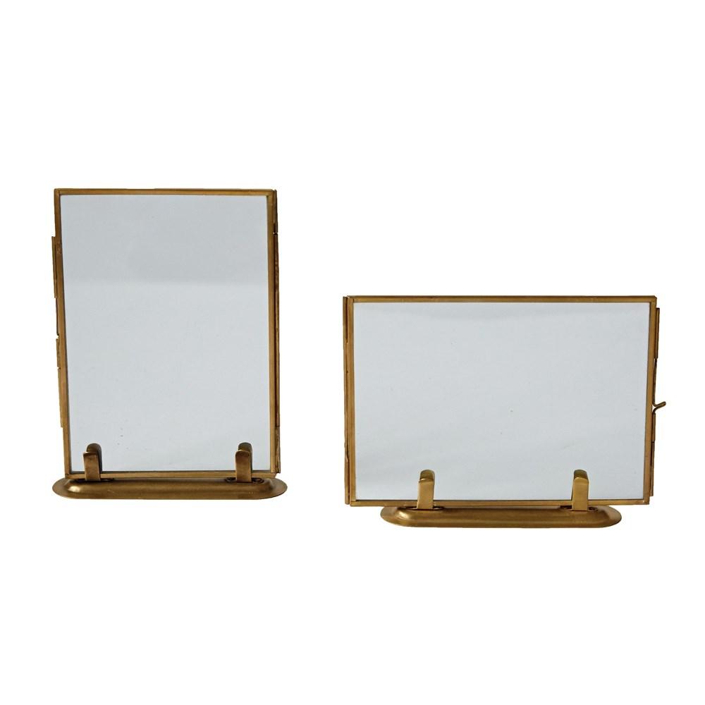 Floating Frame with Brass Stand